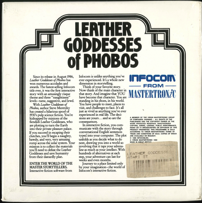 Leather Goddesses Of Phobos - Dos