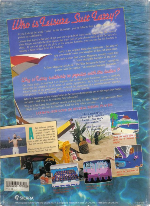 Leisure Suit Larry Goes Looking For Love (In Several Wrong Places) - Dos