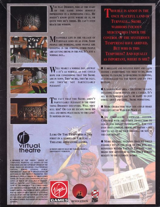 Lure Of The Temptress dos