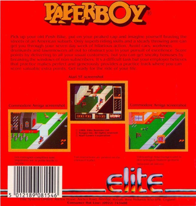 Paperboy dos