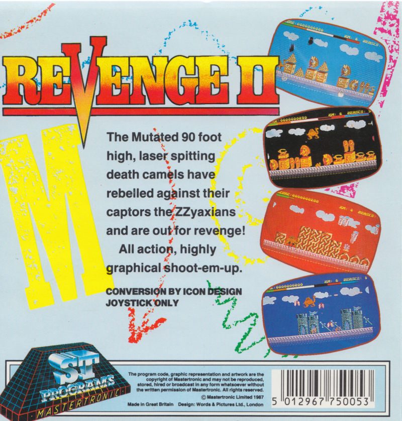 Revenge 2 - Revenge Of The Mutant Camels 2 dos