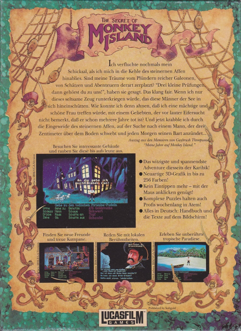 Secret Of Monkey Island, The - Dos