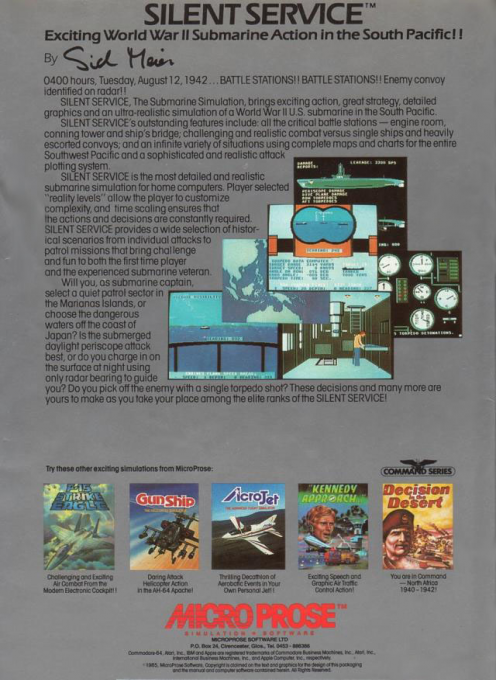 Silent Service - Dos