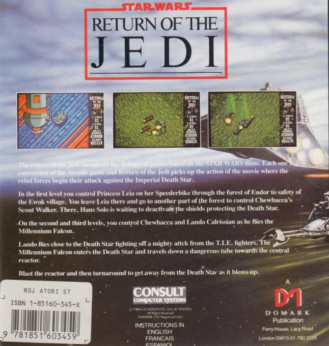 Star Wars - Return Of The Jedi - Dos