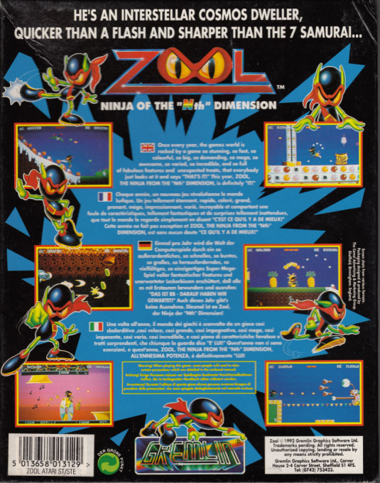 Zool - Ninja of the “Nth” Dimension - Dos