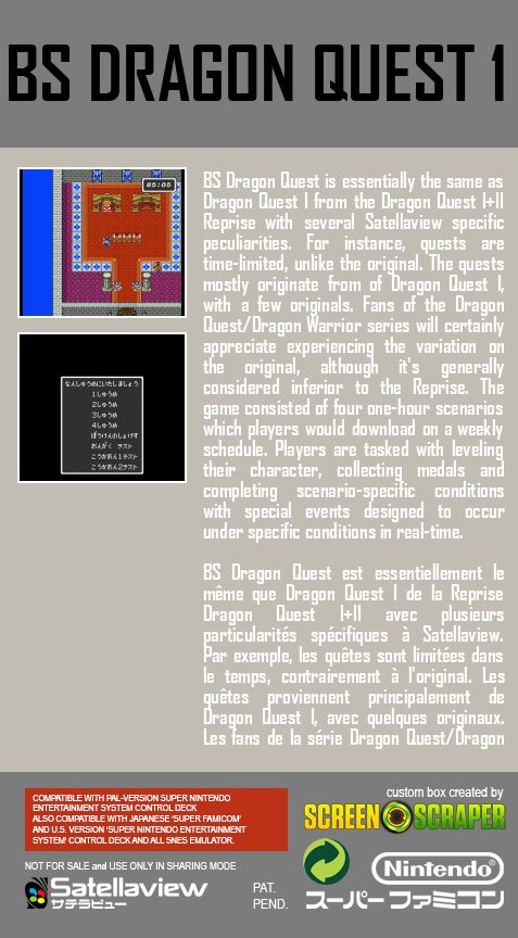 Bs Dragon Quest 1 dos