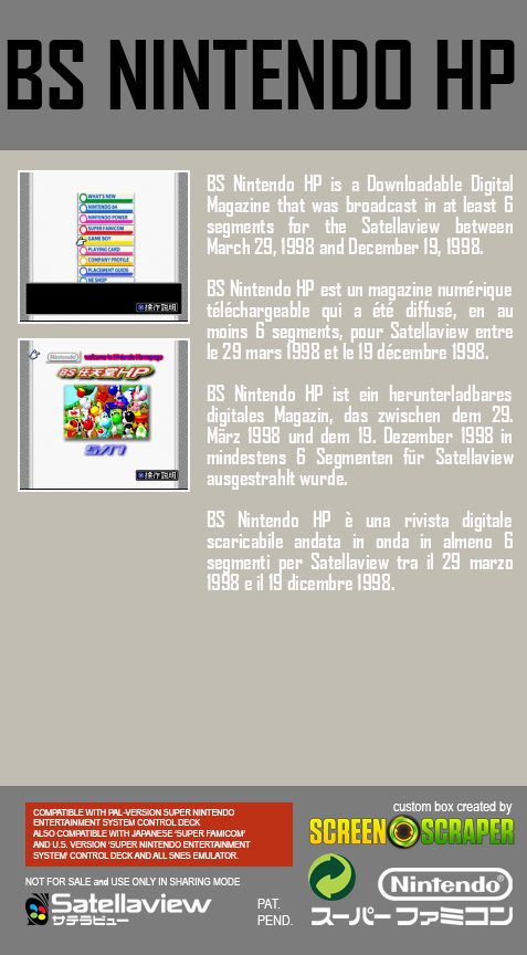 Bs Nintendo Hp dos