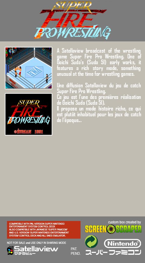 Super Fire Pro Wrestling dos
