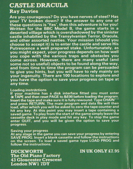 Castle Dracula - Dos