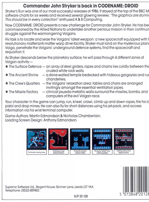 Codename: Droid - Stryker's Run part 2 - Dos