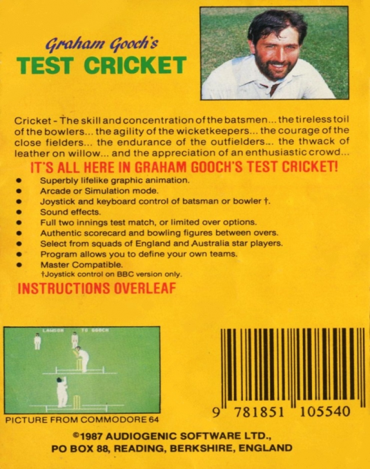 Graham Gooch's Test Cricket - Dos