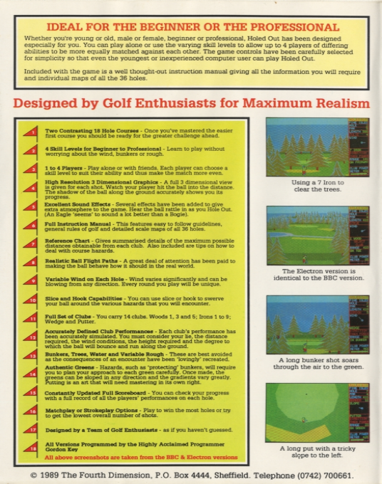 Holed Out Extra Courses 2 - Dos