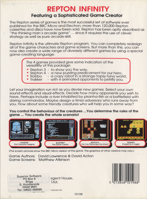 Repton Infinity - Dos