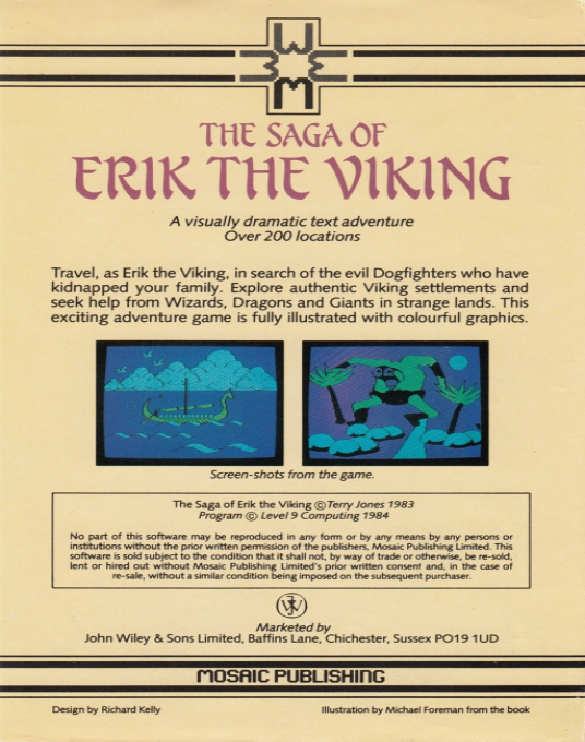 Saga of Erik the Viking, The - Dos