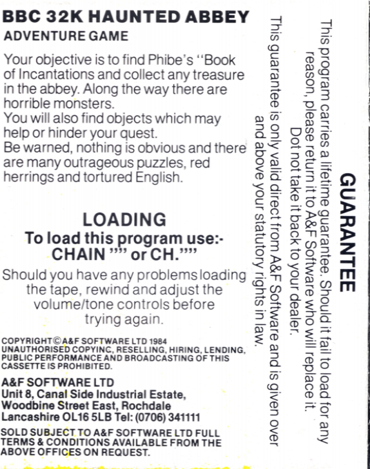 The Haunted Abbey - Dos