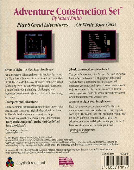 Adventure Construction Set - Dos