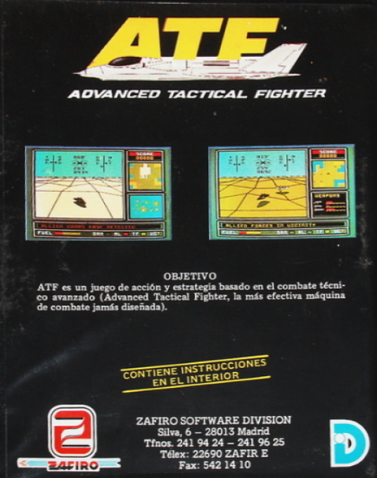 ATF - Advanced Tactical Fighter - Dos