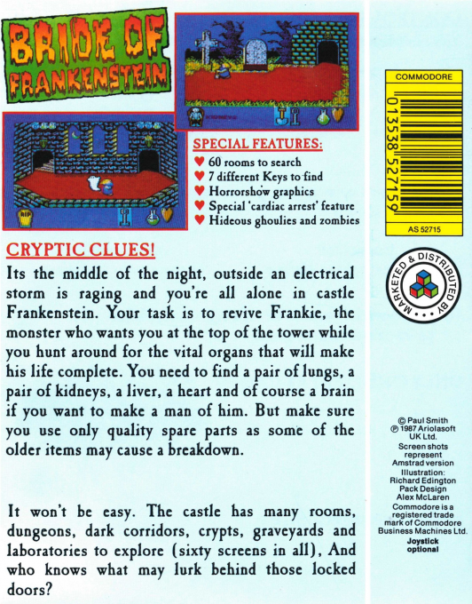 Bride of Frankenstein - Dos