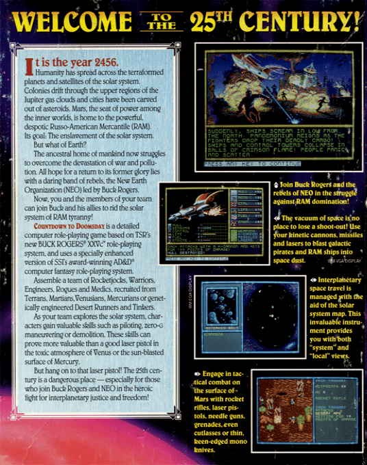 Buck Rogers : Countdown to Doomsday - Dos