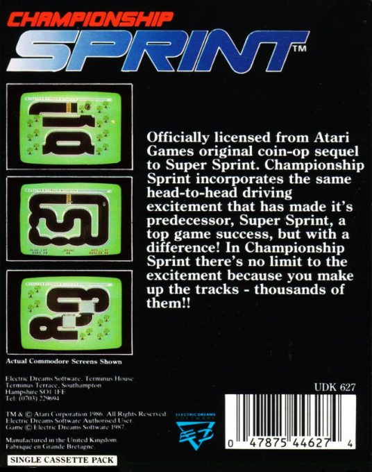 Championship Sprint - Dos
