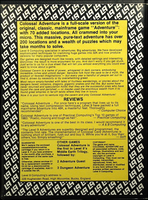 Colossal Adventure - Dos