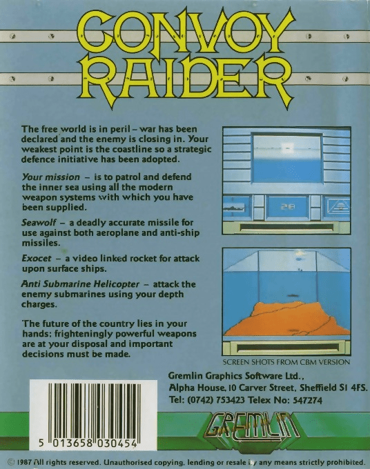 Convoy Raider - Dos