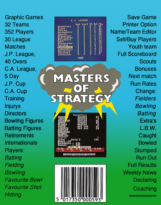 Cricket Captain - Dos