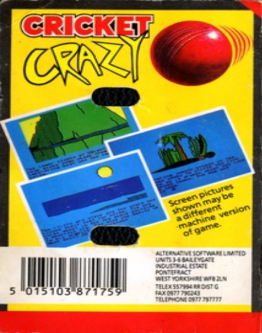 Cricket Crazy - Dos
