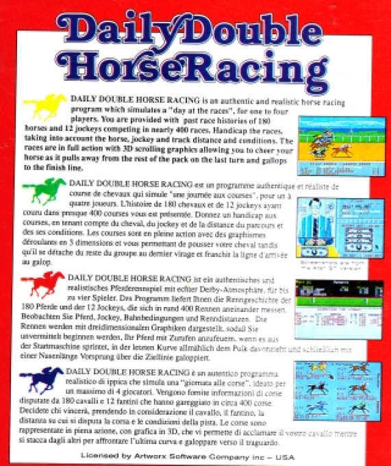 Daily Double Horse Racing - Dos