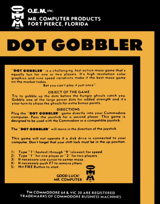 Dot Gobbler - Dos