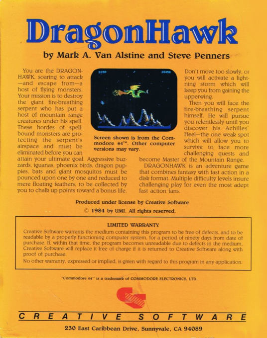DragonHawk - Dos