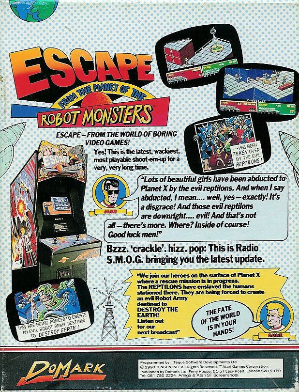 Escape From The Planet Of The Robot Monsters - Dos