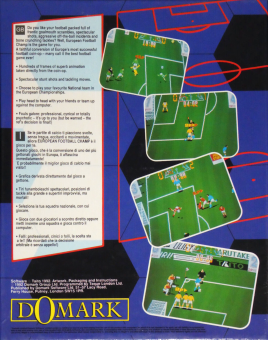 European Football Champ - Dos