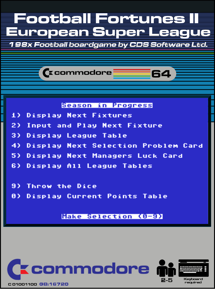 Football Fortunes II : European Super League