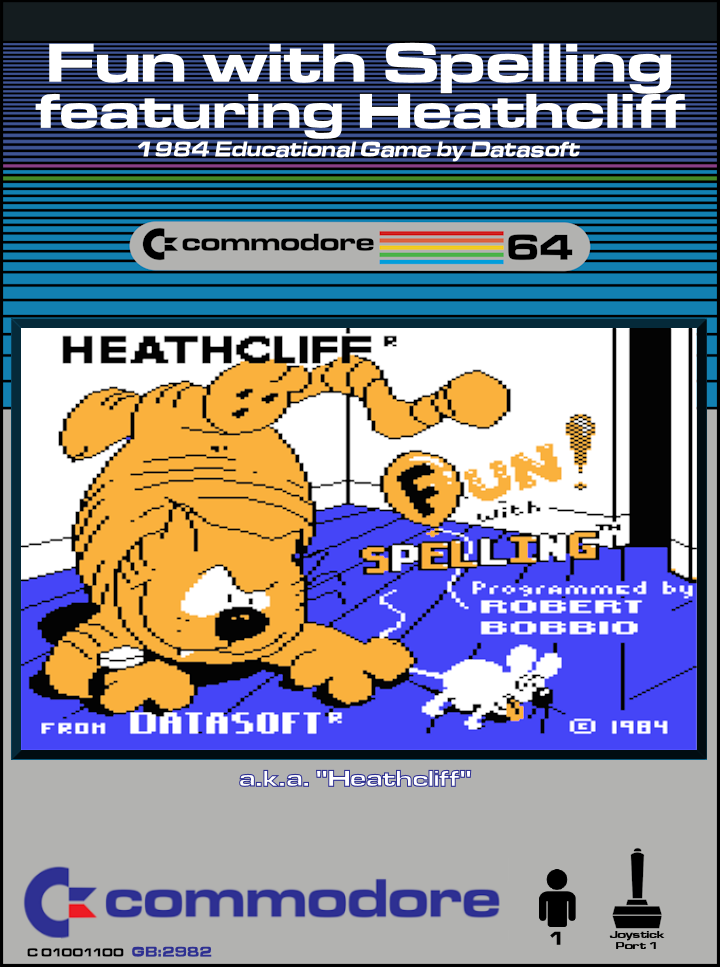 Fun With Spelling Featuring Heathcliff