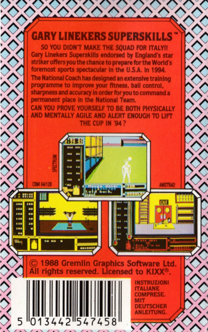 Gary Linekers Superskills - Dos