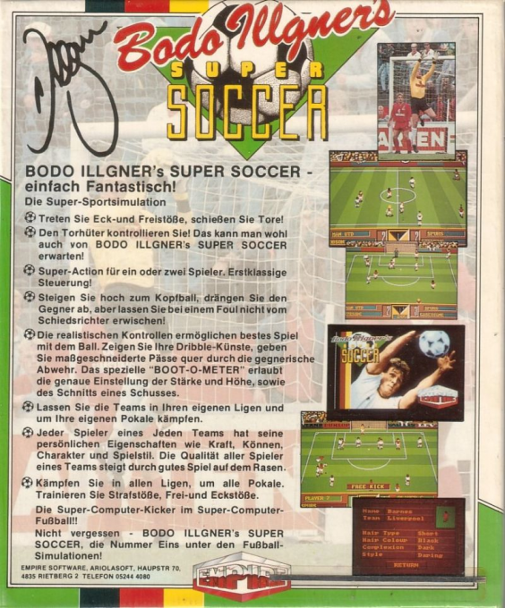 Gazza's Super Soccer - Dos