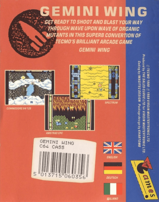 Gemini Wing - Dos