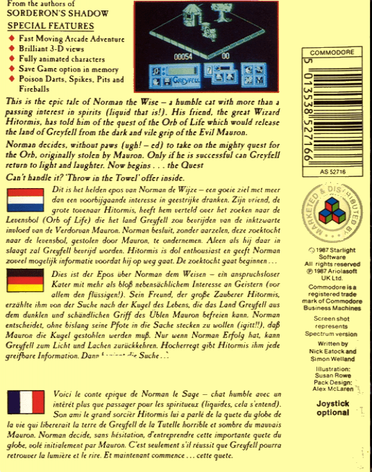 Greyfell - The Legend Of Norman - Dos