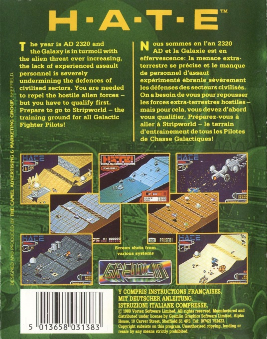 H.A.T.E - Hostile All Terrain Encounter - Dos