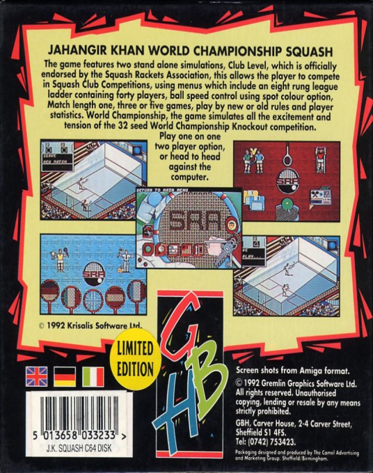 Jahangir Khan's World Championship Squash - Dos