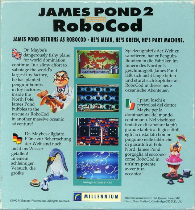 James Pond 2 - Codename Robocod - Dos