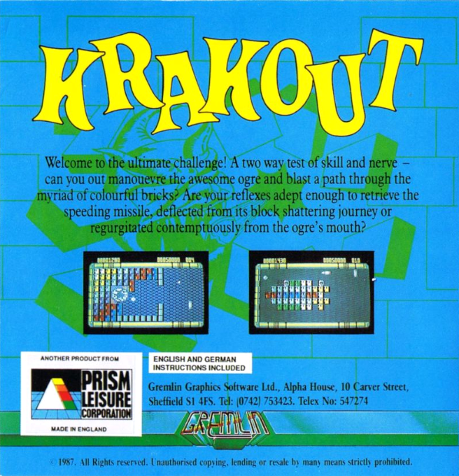 Krakout - Dos