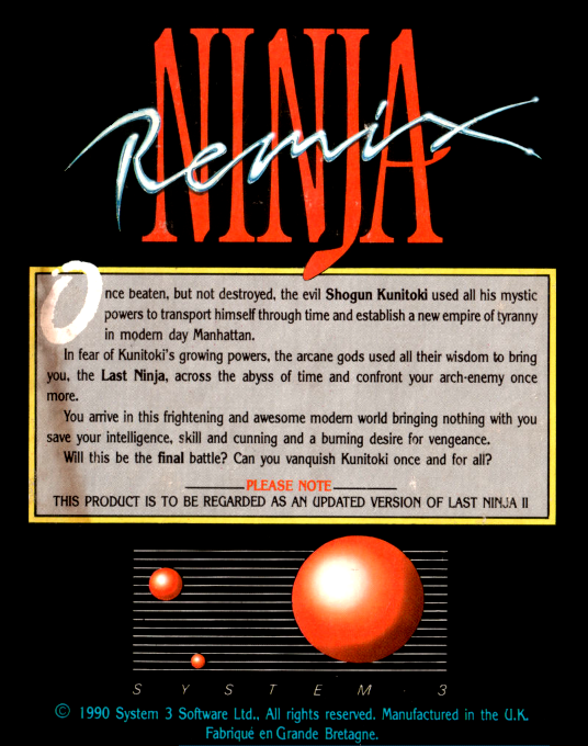 Last Ninja Remix - Dos