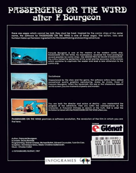 Les Passagers Du Vent dos