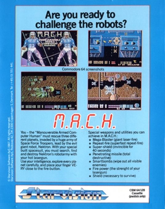 MACH - Maneuverable Armed Computer Humans dos