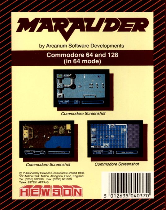 Marauder (Hewson) dos