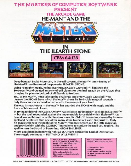 Masters of the Universe : The Ilearth Stone dos
