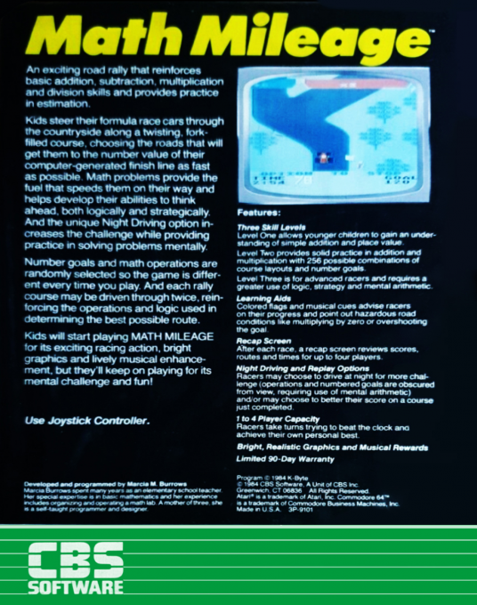 Math Mileage dos