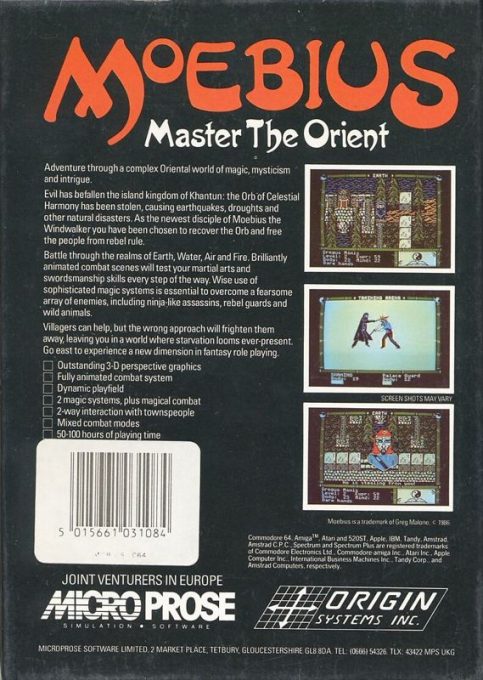 Moebius : The Orb of Celestial Harmony dos